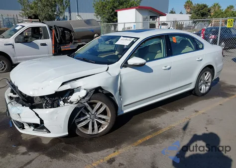 2017 Volkswagen Passat 1.8T Sel Premium from USA, damaged, VIN 1VWCT7A37HC058636